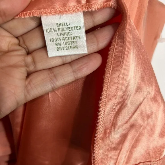 Donna Morgan Rhea One Shoulder Dress Orange size 8 - Picture 8 of 11